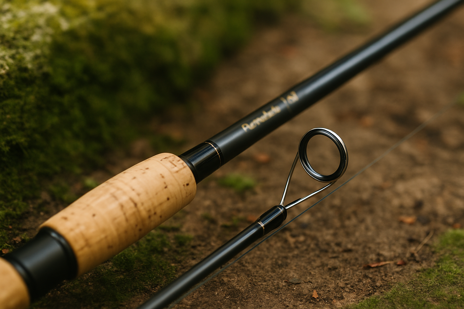 Image détaillée de la canne Fenwick T16 montrant sa finition et ses composants techniques.