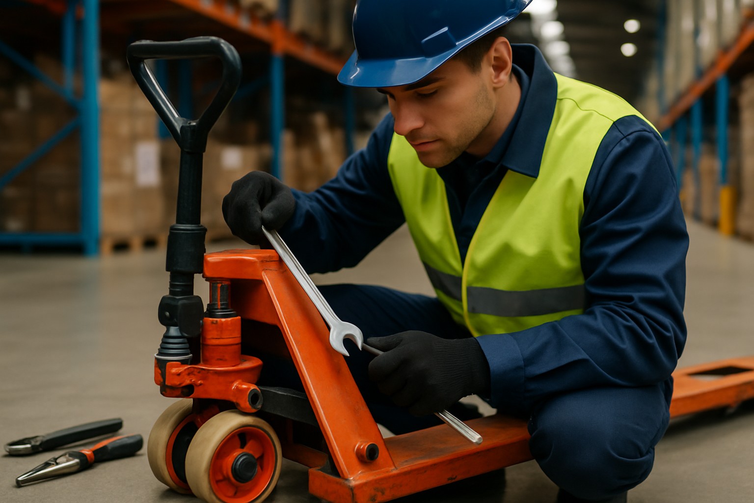 Astuces simples pour réussir une réparation de transpalette manuel efficace