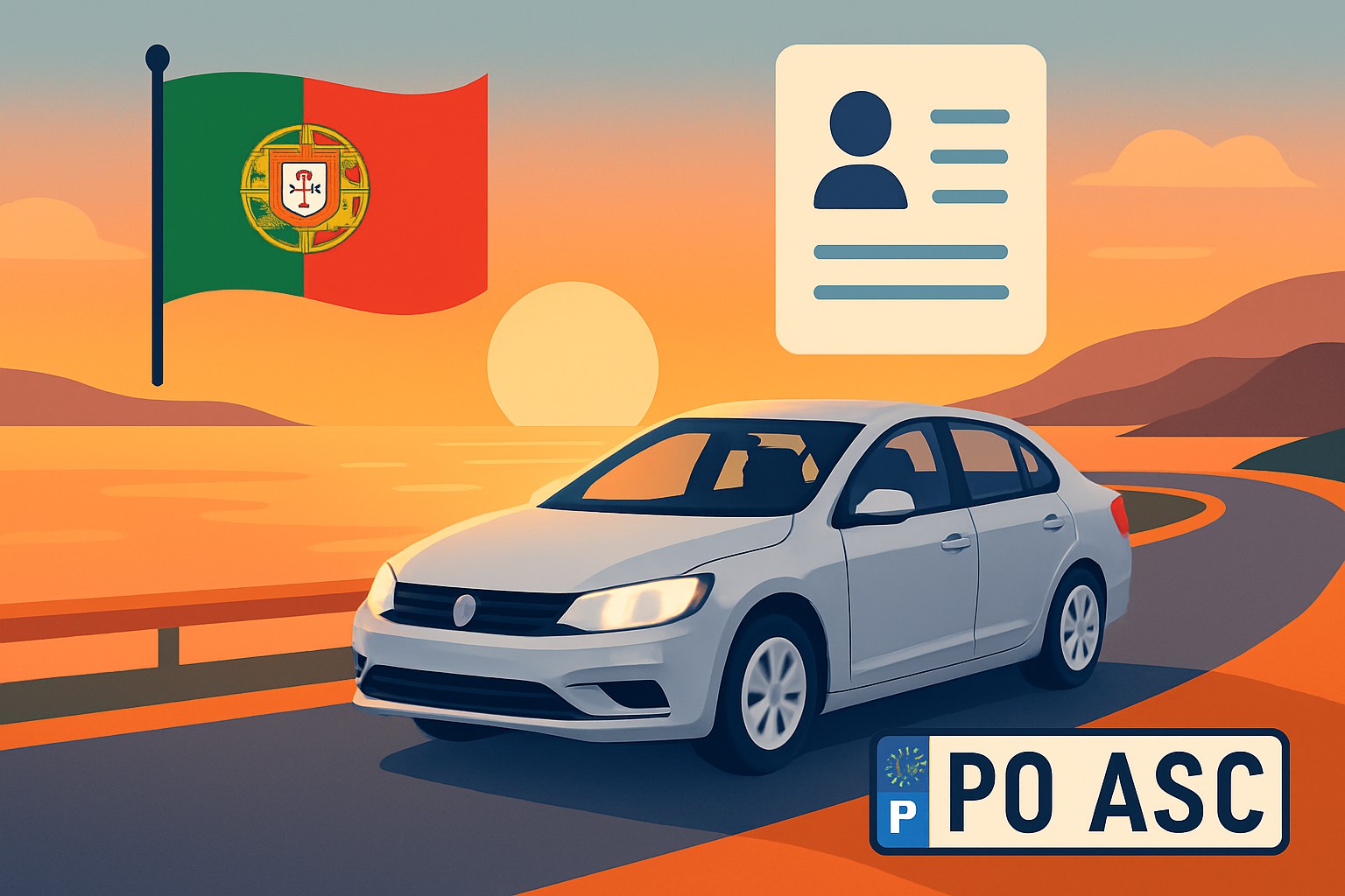 Prix pour légaliser une voiture au Portugal en 2025