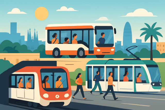 Se déplacer à Barcelone avec les transports publics efficaces