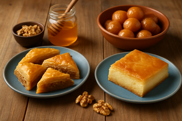 Desserts grecs traditionnels faciles à faire chez soi