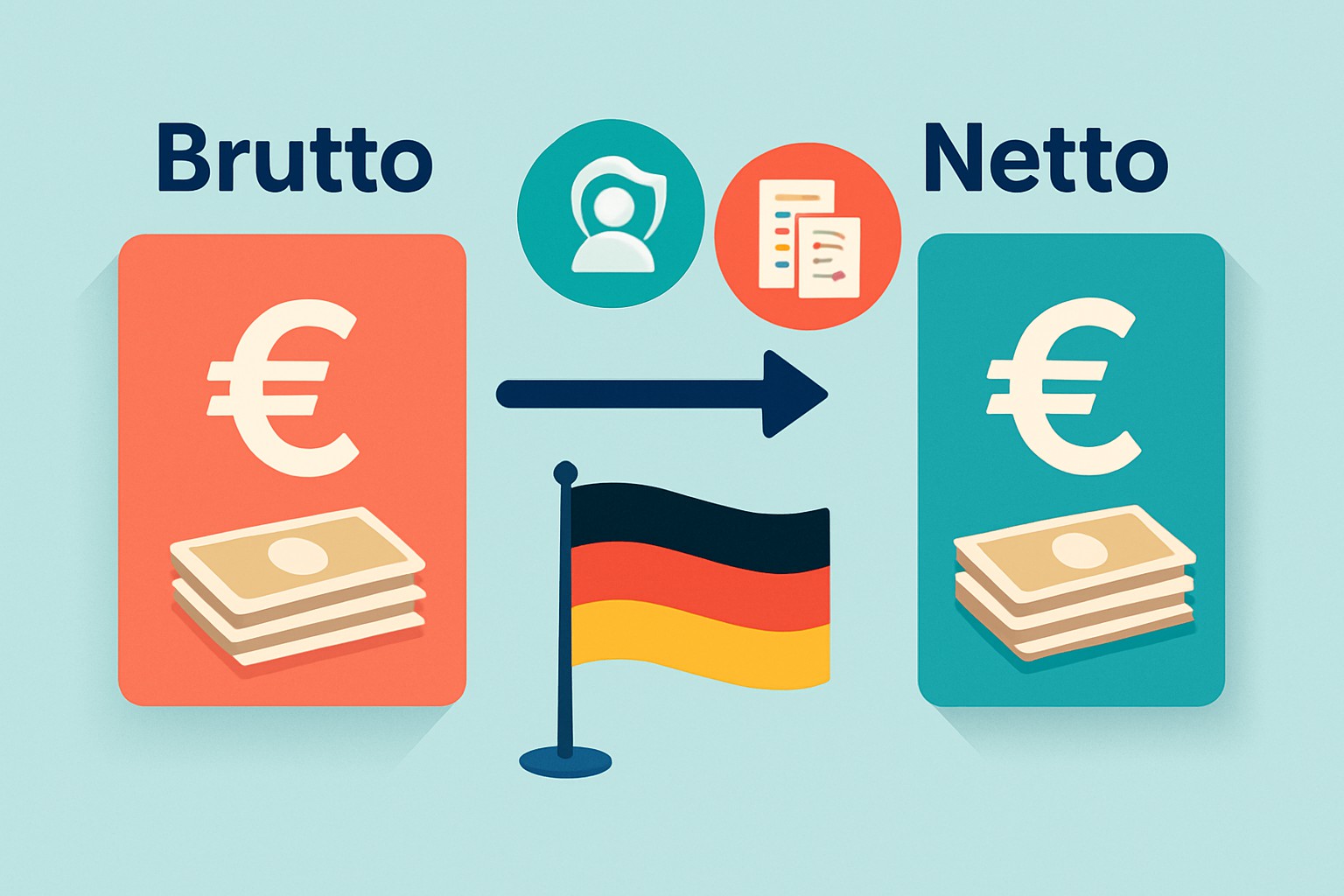 Calcul du salaire brut net en Allemagne expliqué