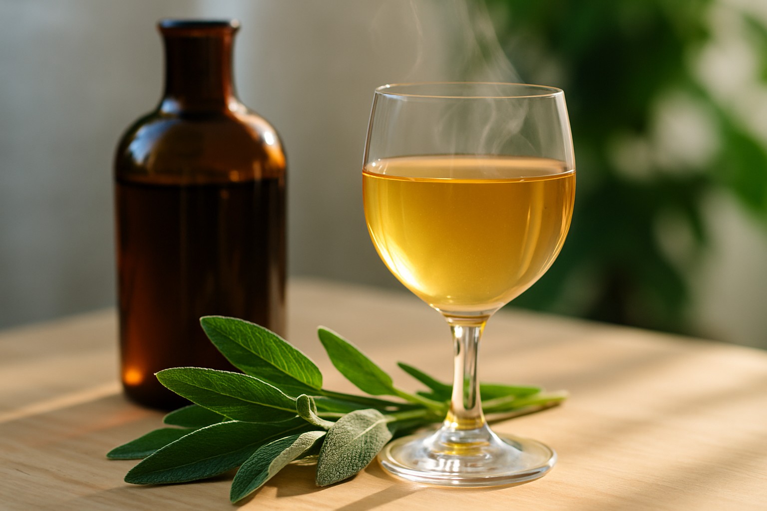 Vin de sauge - Vertus pour la santé digestive