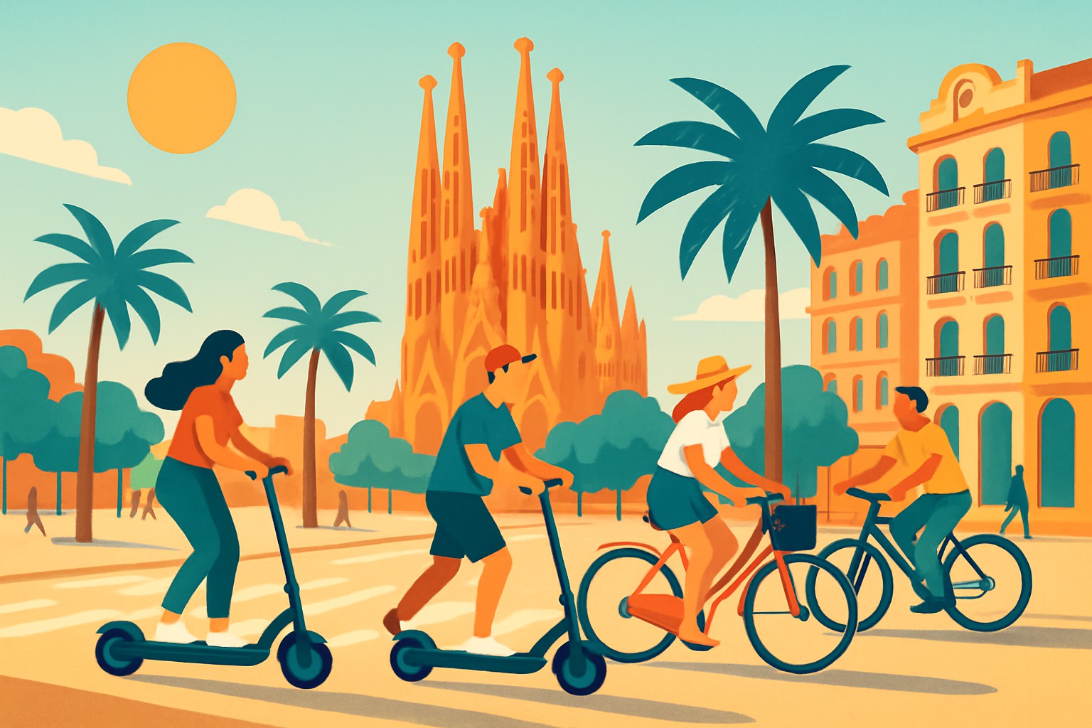 Location trottinette à Barcelone - où louer facilement?