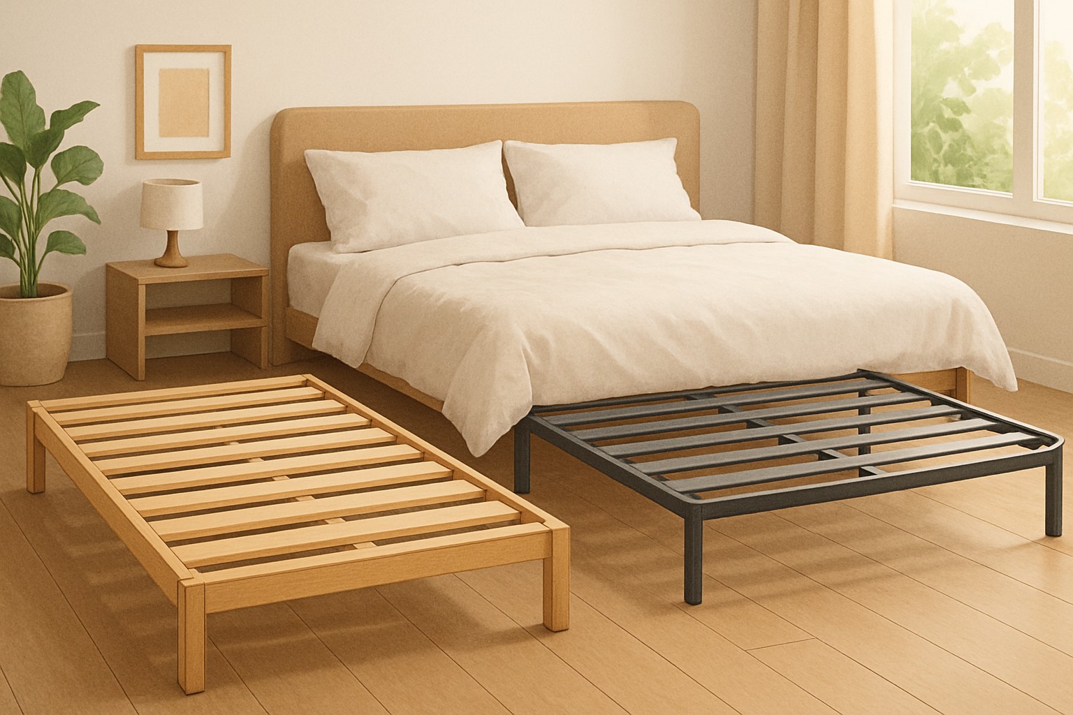 Support pour matelas en bois ou métal - quelle option choisir?