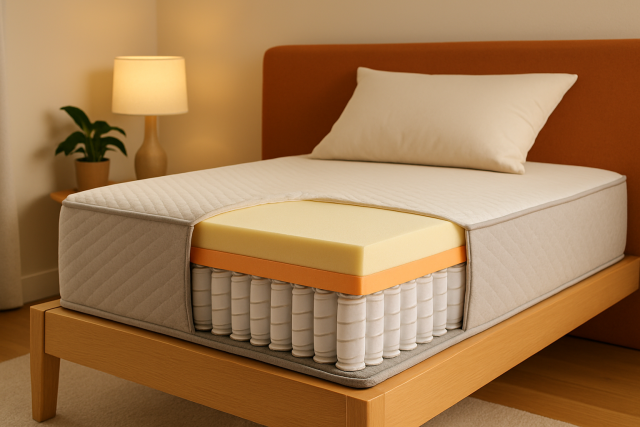 Découvrez la composition d'un matelas moderne