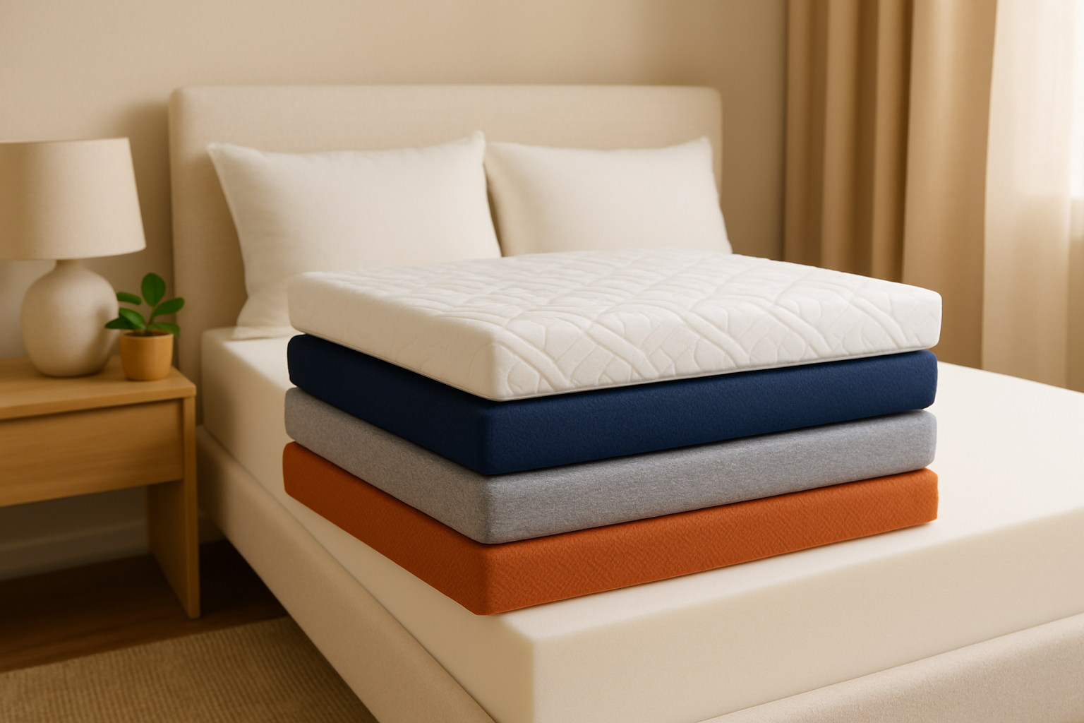 Différents types de housses pour matelas en mousse adaptées à divers besoins